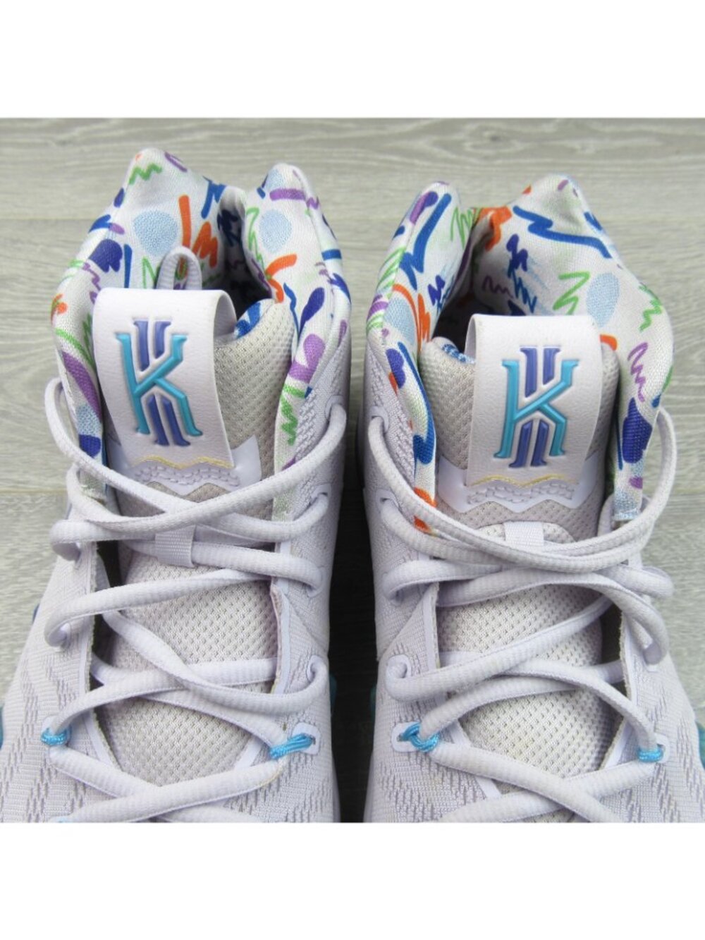 Nike Kyrie 4 Decades Pack 90’s Mens MISMATCH Size 9.5 - 10 * READ * 943806-902 - Picture 4 of 16